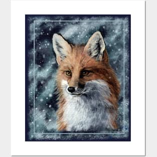 Winter Fox Posters and Art